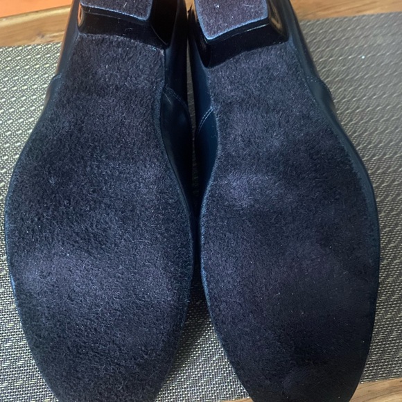 Men’s Black Leather/Black Patent Latin Dance / tuxedo dress shoes - Picture 6 of 14